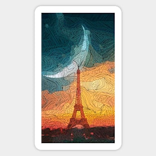 Eiffel Tower Beauty Sticker